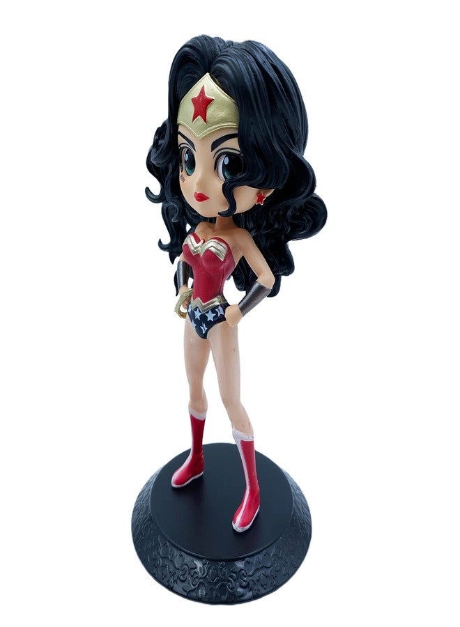 Buko Famous Cartoon Characters Inspired Cute Figurines PVC Model Toy Realistic Size Table for Girls Birthday Party Cake Decorating Gifts (Wonder Women) - Image 3